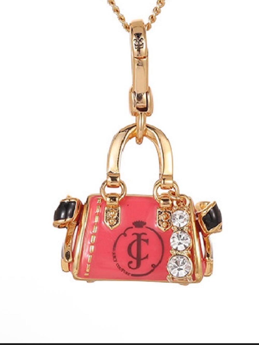 Y2K Juicy Couture Black Label Daydreamer Charm, pendant, bag accessory, GUC